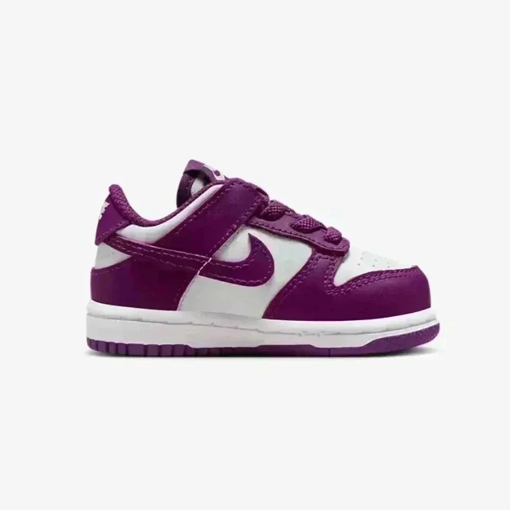 Nike Dunk Low Toddler Girls Sneakers Shoes Customized with Crystals Purple